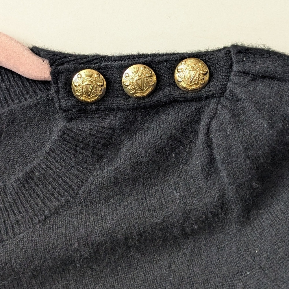 Veronica Beard - Nelia Cashmere Sweater - Black - XS - - Picture 10 of 12